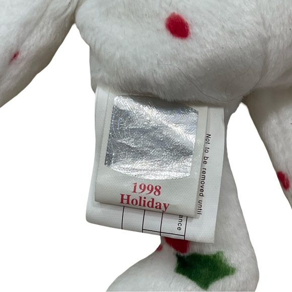 Ty Teenie Beanie Babies Holiday Teddy Bear 1998 - Picture 3 of 3
